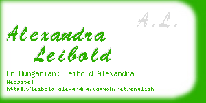 alexandra leibold business card